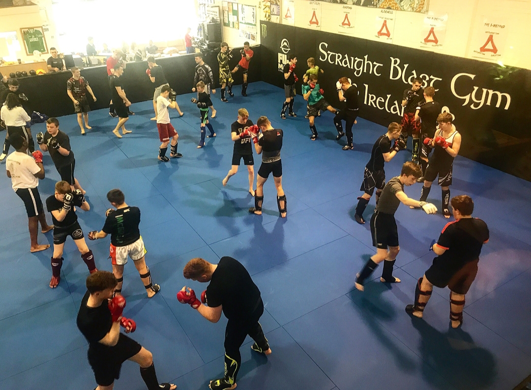 Muay Thai class at SBG Ireland HQ