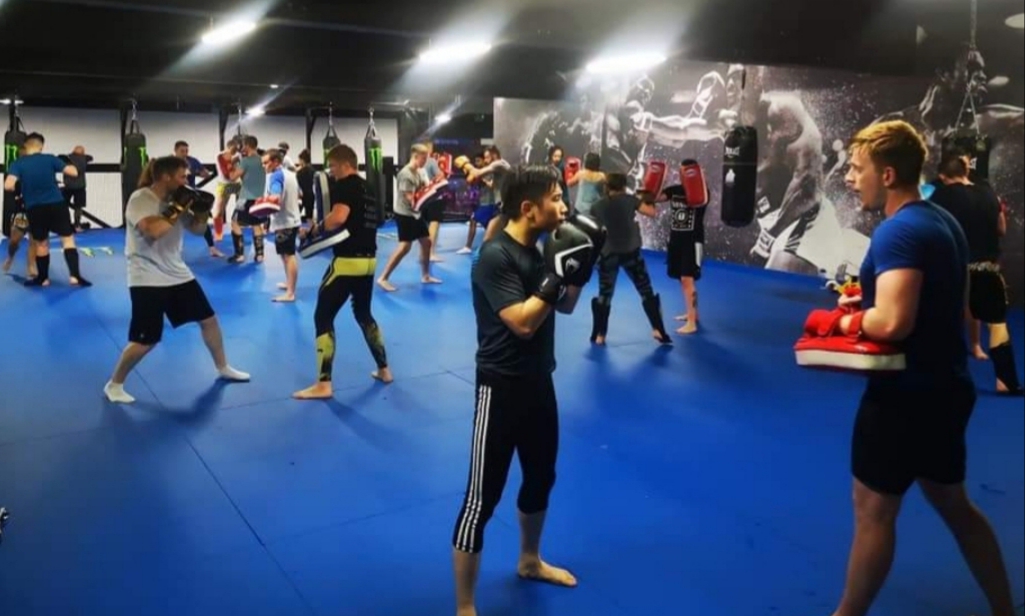 Boxing class at SBG Ireland HQ